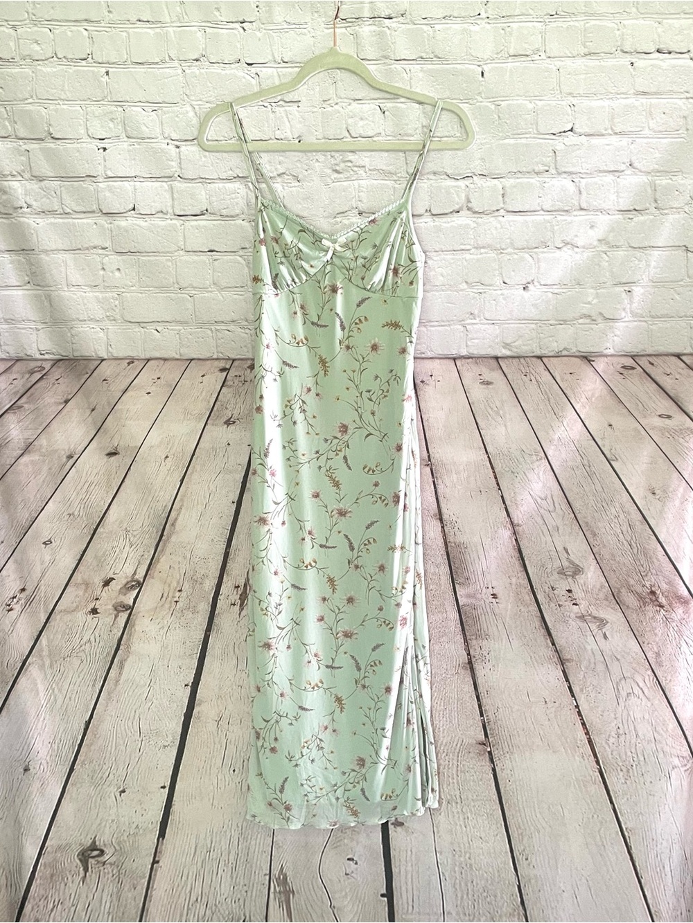 Thirty Thirty LA Small Floral Y2K Fairy Floral Babydoll Cottagecore Maxi Dress
